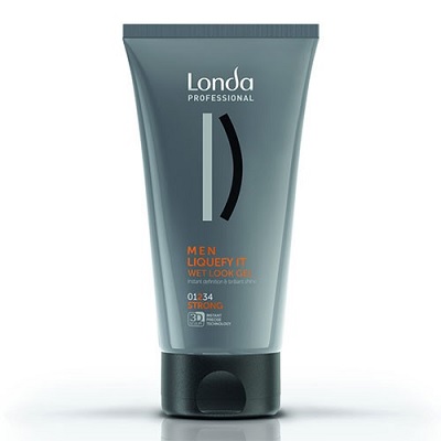 Гель-блеск с эффектом мокрых волос сильной фиксации Londa Professional Gel Liquefy